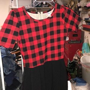 Major unicorn plaid Amelia